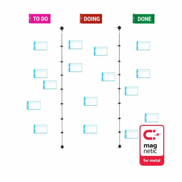 Scrum kanban aimants de tableau - ensemble d'outils pour la maison