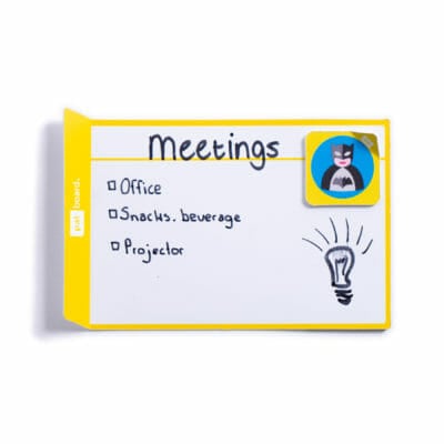 PATboard team icons members - for scrum and kanban board - TASKcard yellow with batman