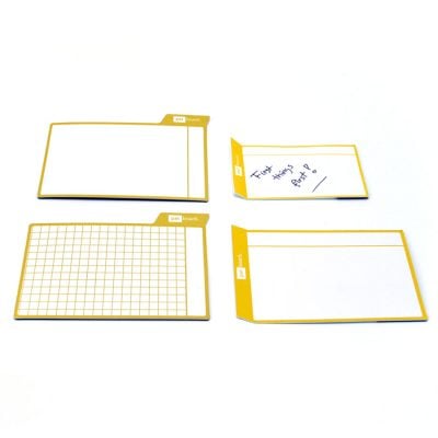 Customized magnetic sticky notes for agile scrum, kanban and lean