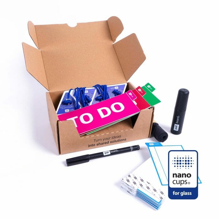 Home scrum kanban board kit - nanocups for glass - Image 2