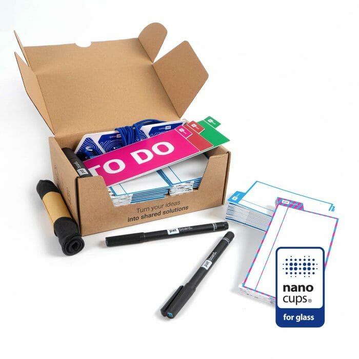 Basic scrum kanban board kit - nanocups for glass - Image 2
