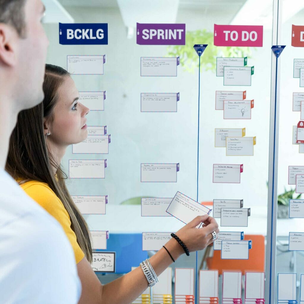 Scrum Board PATboard Und Kanban Tafel - Home Toolset - Mit Nanocups® Für Glas - Scrum Und Kanban Tableau Lean