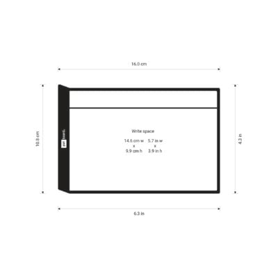 PATboard TASK kaarten Large - In centimeters en inches