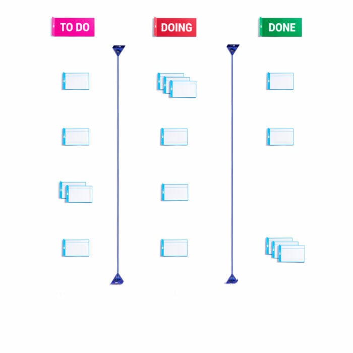 PATboard Juego de herramientas magnéticas para el hogar - Para scrum o kanban board - Juego de herramientas ágiles con imanes reutilizables