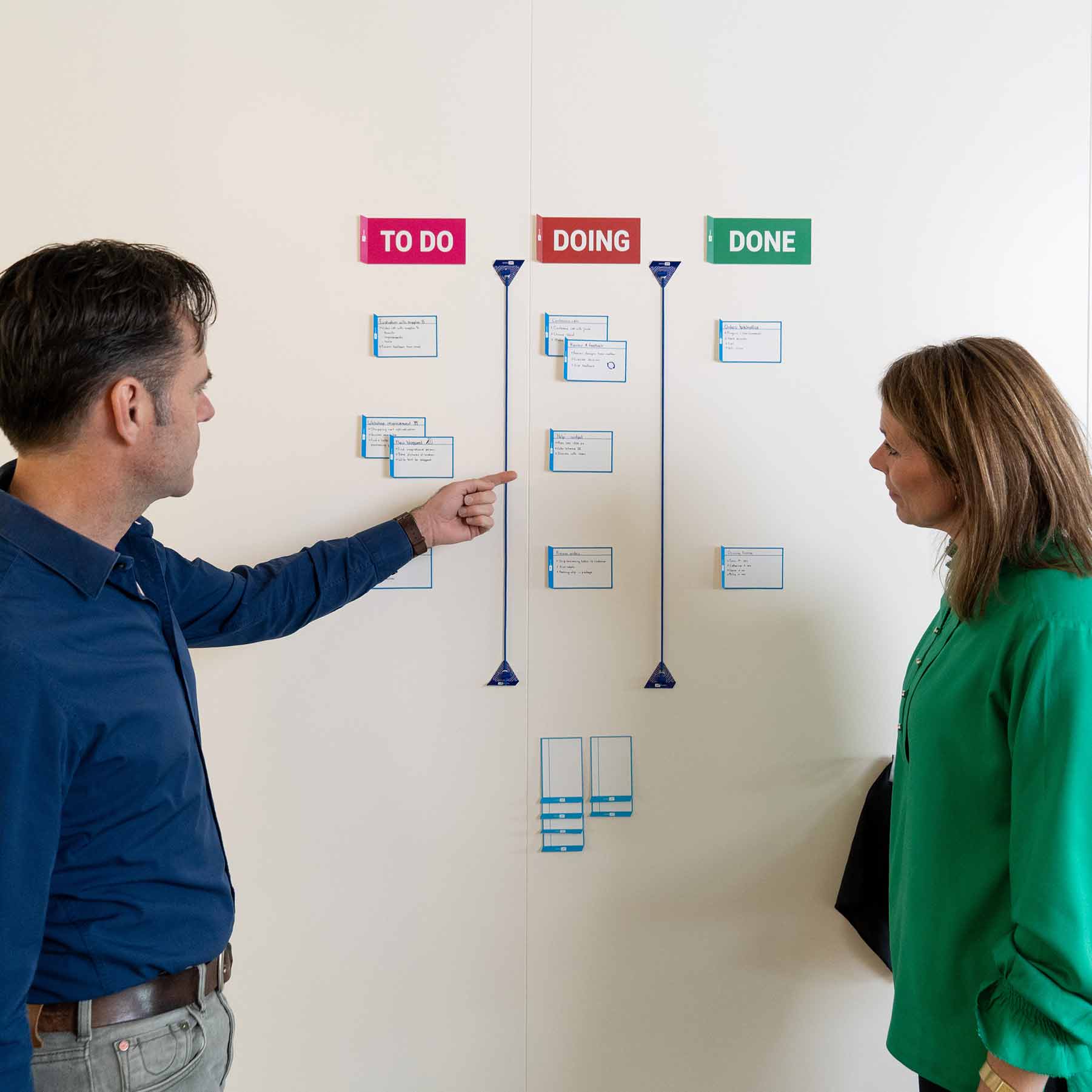 Aimants pour tableau scrum kanban – ensemble complet d'outils – PATboard