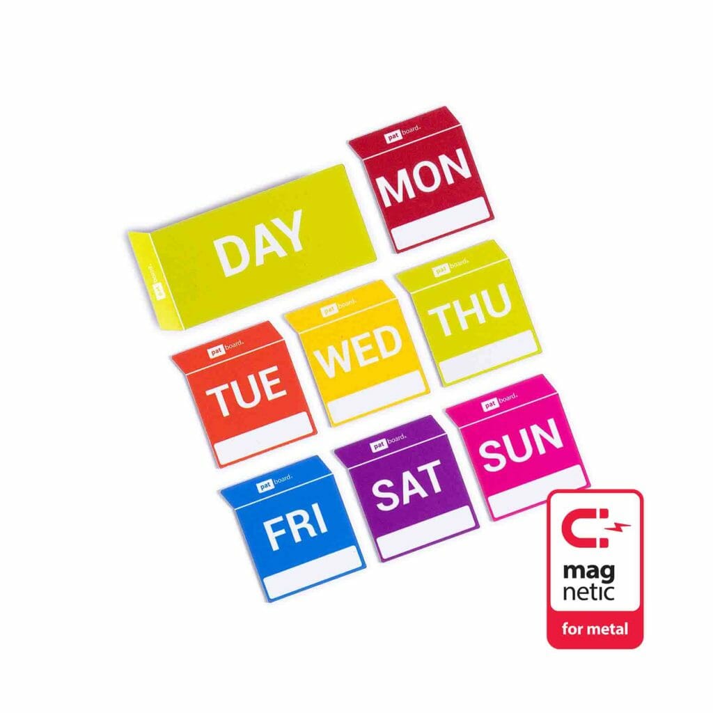 Planning DaysOfTheWeek PATboard