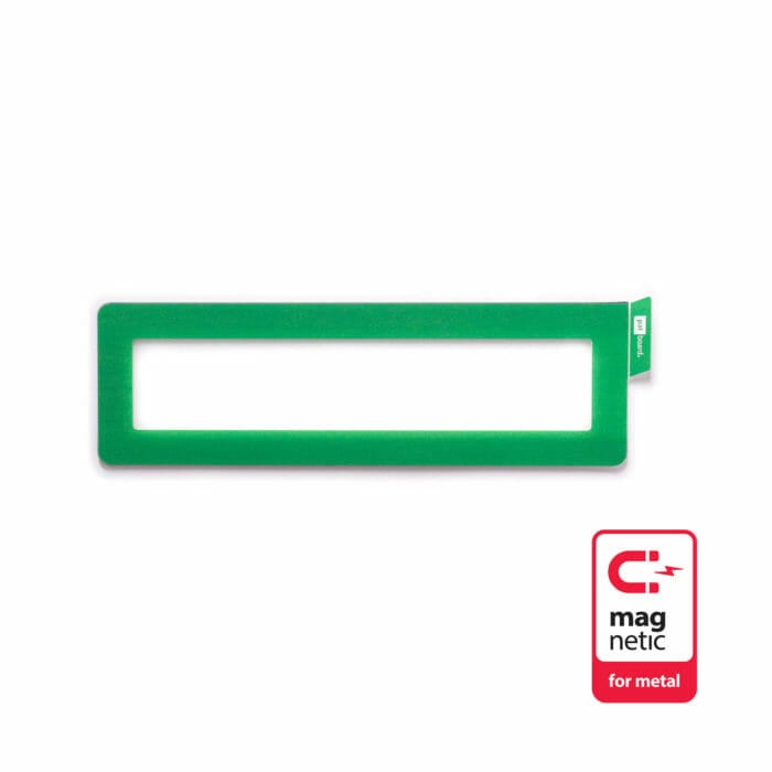 Porte-titre A4 - vert - magnétique