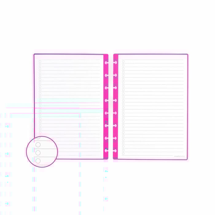 mageneta pagina's rond herbruikbaar notitieboek productiviteit rocketbook notitieboek pagina's schrijven bullet journal planner
