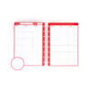 red monthly pages reusable notebook productivity rocketbook notebook pages writing bullet journal planner