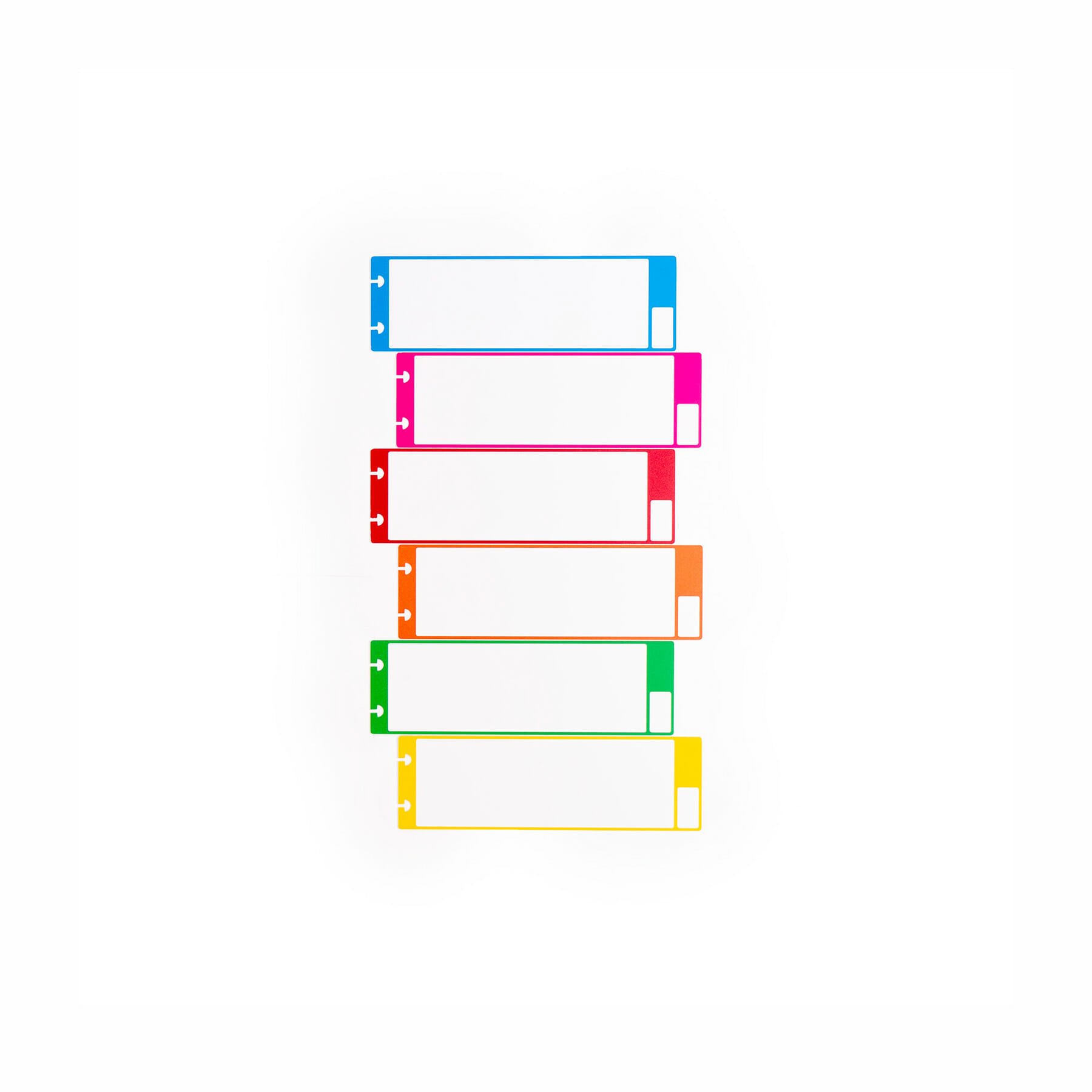 Modubooq™ - 6 blanco tab discbound dividers - A5 -