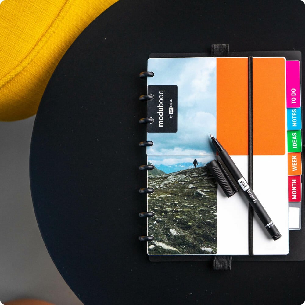 Modubooq™ bullet - modular reusable smart notebook A5 - PATboard
