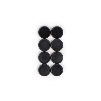 discbounds 24 mm cercle rond noir pour ordinateur portable