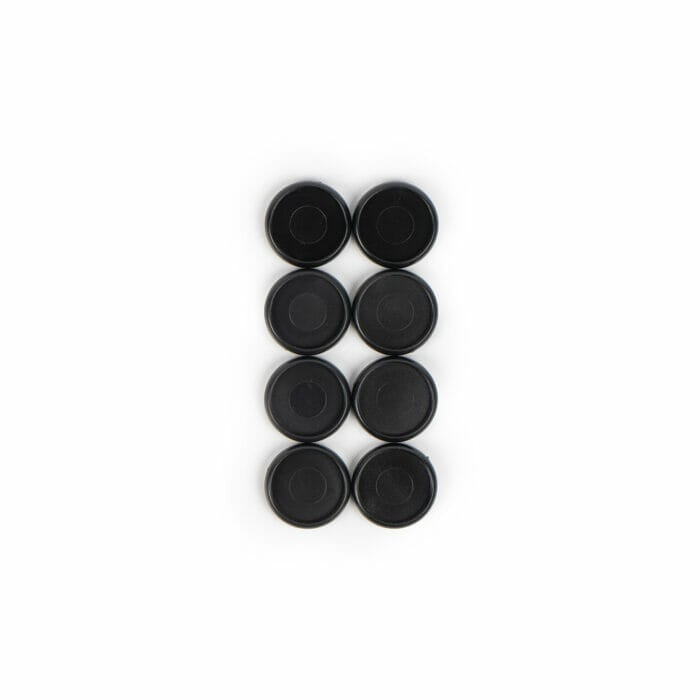 discbounds 24 mm cercle rond noir pour ordinateur portable