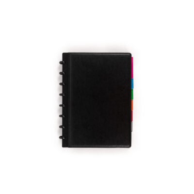 couverture en cuir couverture discrète carnet réutilisable rocketbook durable idées d'écriture productivité créativité planificateur bullet journal