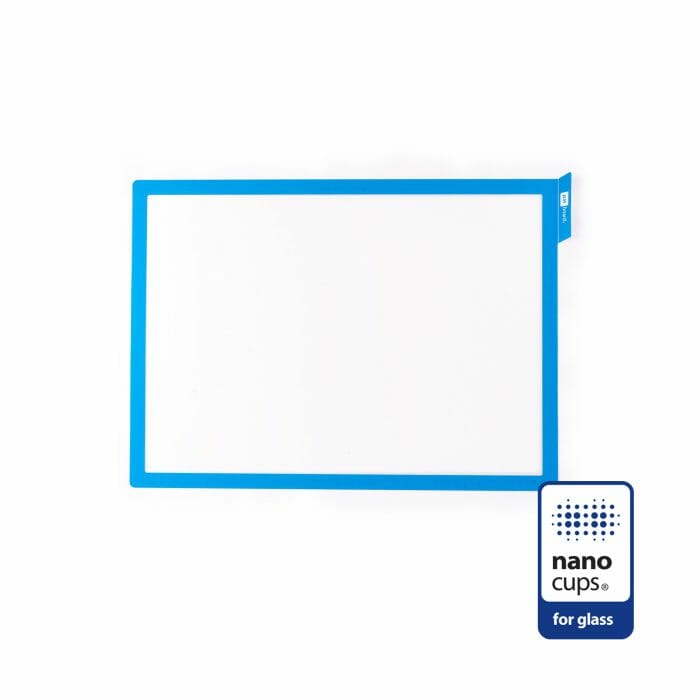 Porte-documents A3 - bleu - nanocups pour le verre